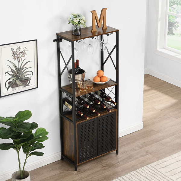 Dining room table with wine deals storage